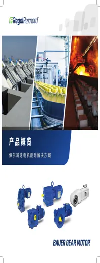 Bauer gearmotor overview cover