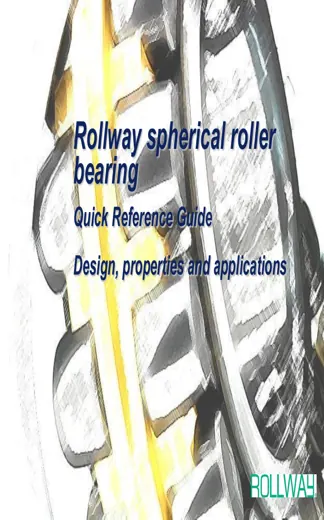 Rollway spherical roller bearing guide cover